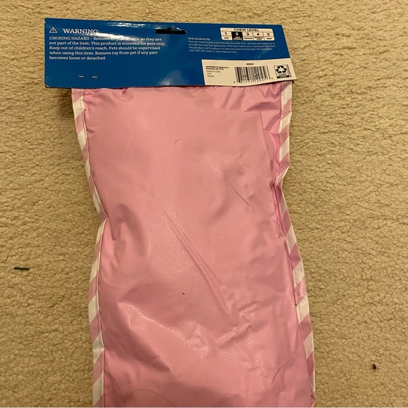 6pc Pink Dog Toy Christmas Stocking - Picture 5 of 6